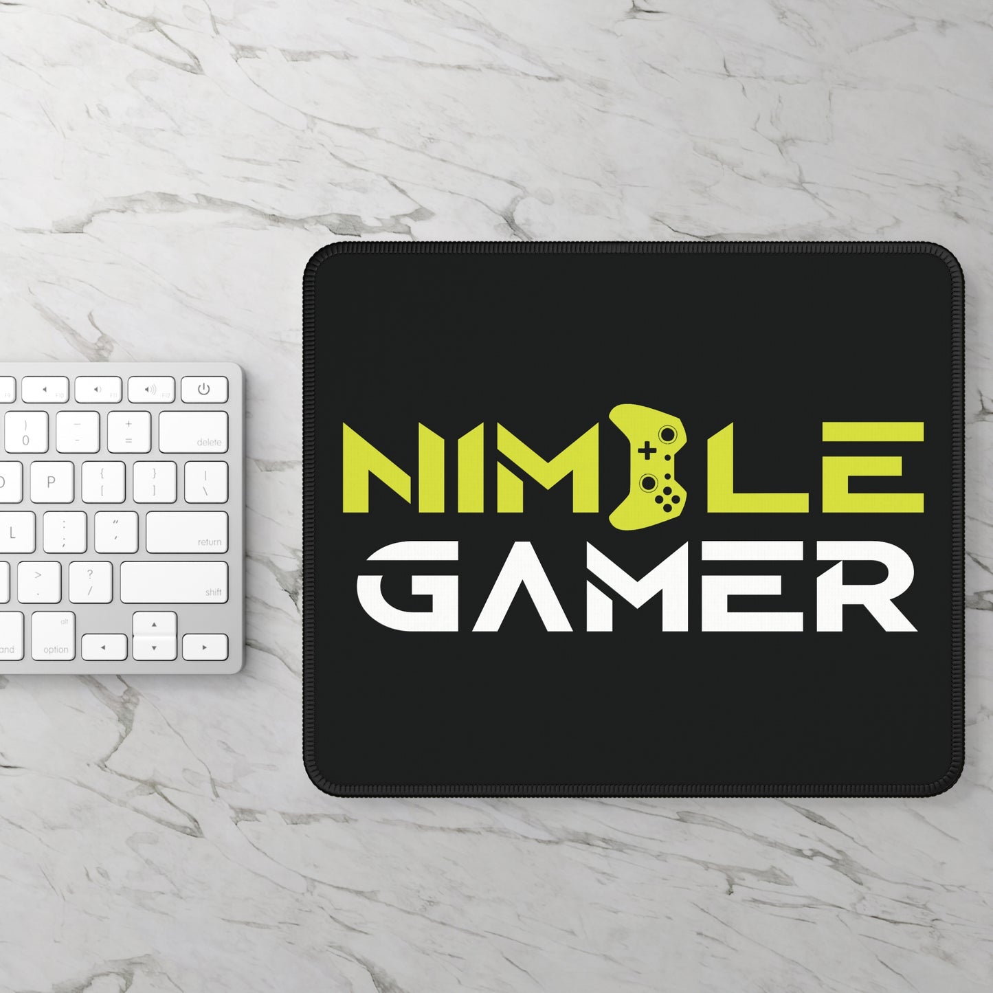 Gaming Mouse Pad, PC Gaming Mousepad for Gamers by NimbleGamer, Custom Mouse Mat, Desk Pad, Gamer Gift, Gaming Accessories