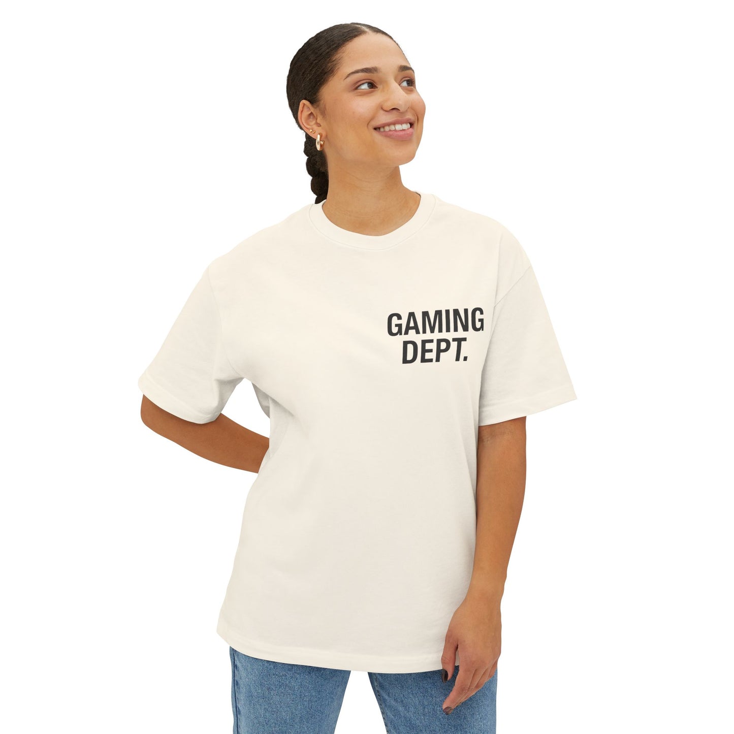 Gaming Dept Unisex Tee, Gallery Dept Inspired, Gamer Lifestyle Shirt, Oversized Box Tee, Gaming Fashion