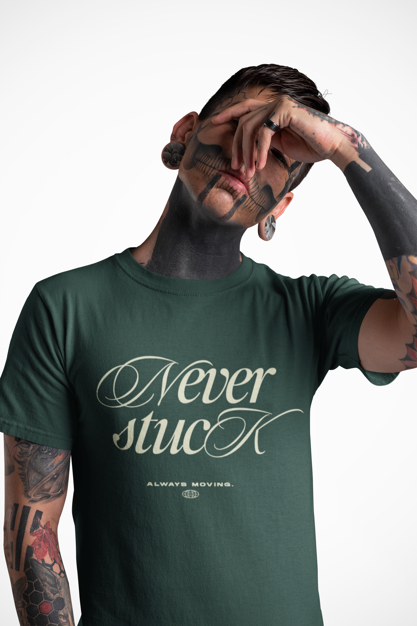 Gamer Oversized Tee - 'Never Stuck' Design