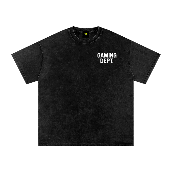 Gaming Dept - Snow Washed Oversized Cotton T-Shirt