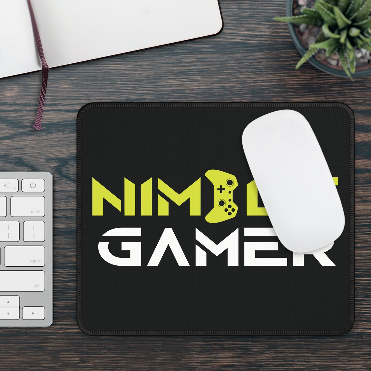 Gaming Mouse Pad, PC Gaming Mousepad for Gamers by NimbleGamer, Custom Mouse Mat, Desk Pad, Gamer Gift, Gaming Accessories