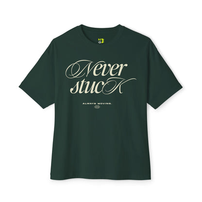 Gamer Oversized Tee - 'Never Stuck' Design