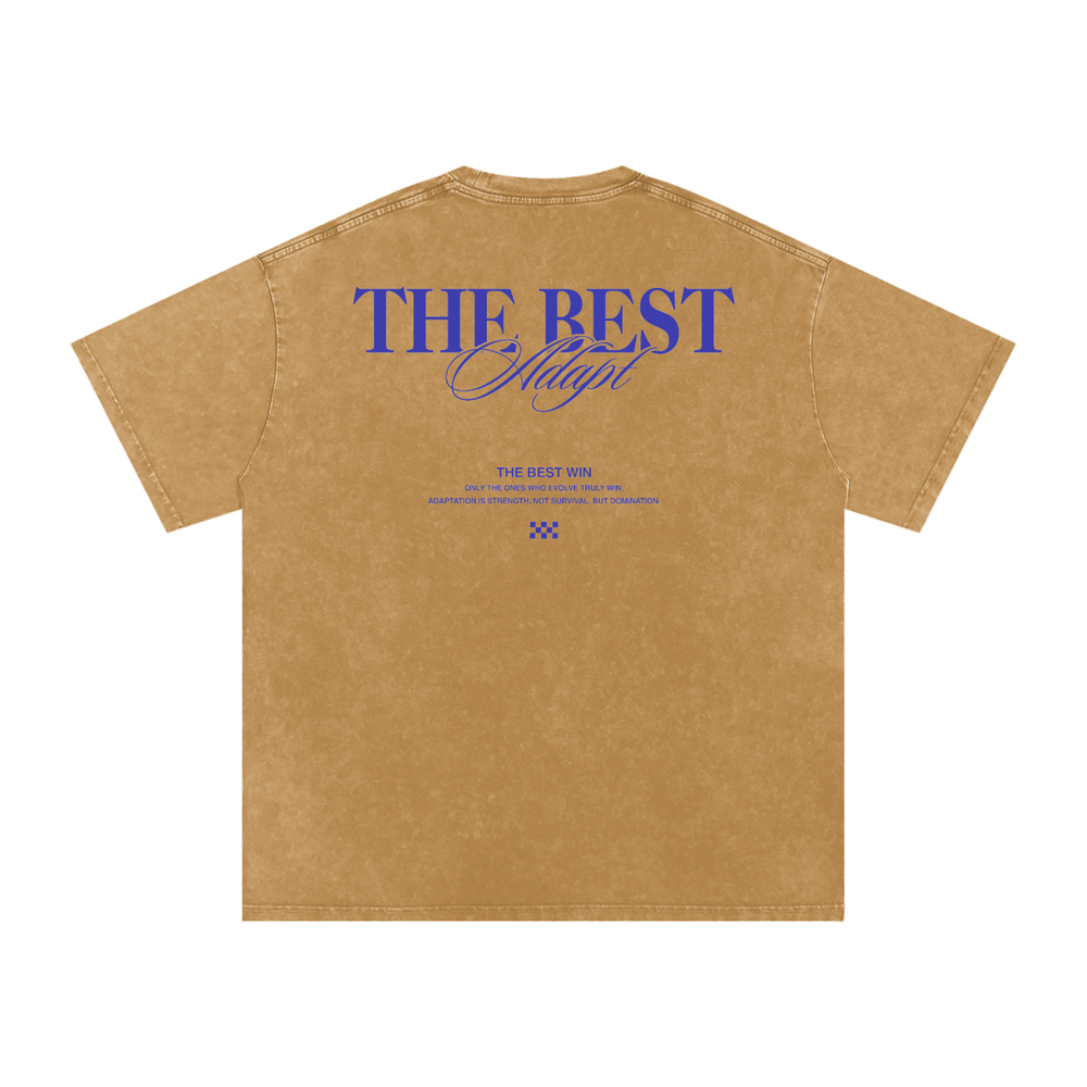 The Best Adapt Snow-Washed Oversized Tee — Vintage Gamer Streetwear
