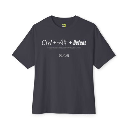 Gamer Lifestyle T-Shirt, CTRL+ALT+Defeat Tee, Gaming Top, Video Game Shirt, Geek Clothing