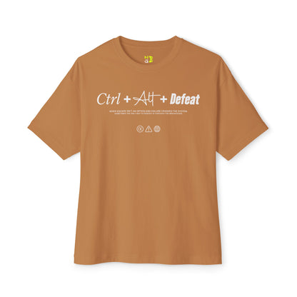 Gamer Lifestyle T-Shirt, CTRL+ALT+Defeat Tee, Gaming Top, Video Game Shirt, Geek Clothing
