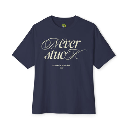 Gamer Oversized Tee - 'Never Stuck' Design