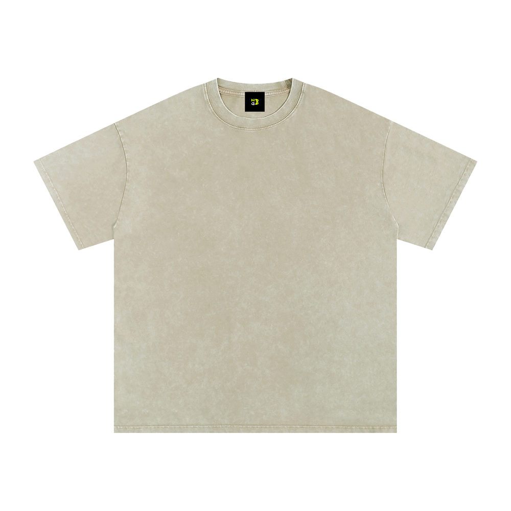 Gaming Dept Snow Washed Oversized Cotton T-Shirt