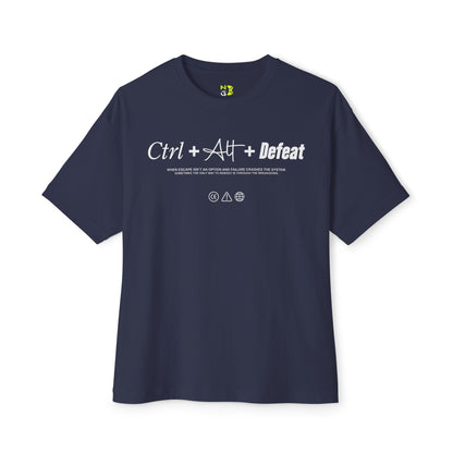 Gamer Lifestyle T-Shirt, CTRL+ALT+Defeat Tee, Gaming Top, Video Game Shirt, Geek Clothing