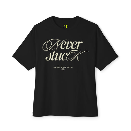Gamer Oversized Tee - 'Never Stuck' Design