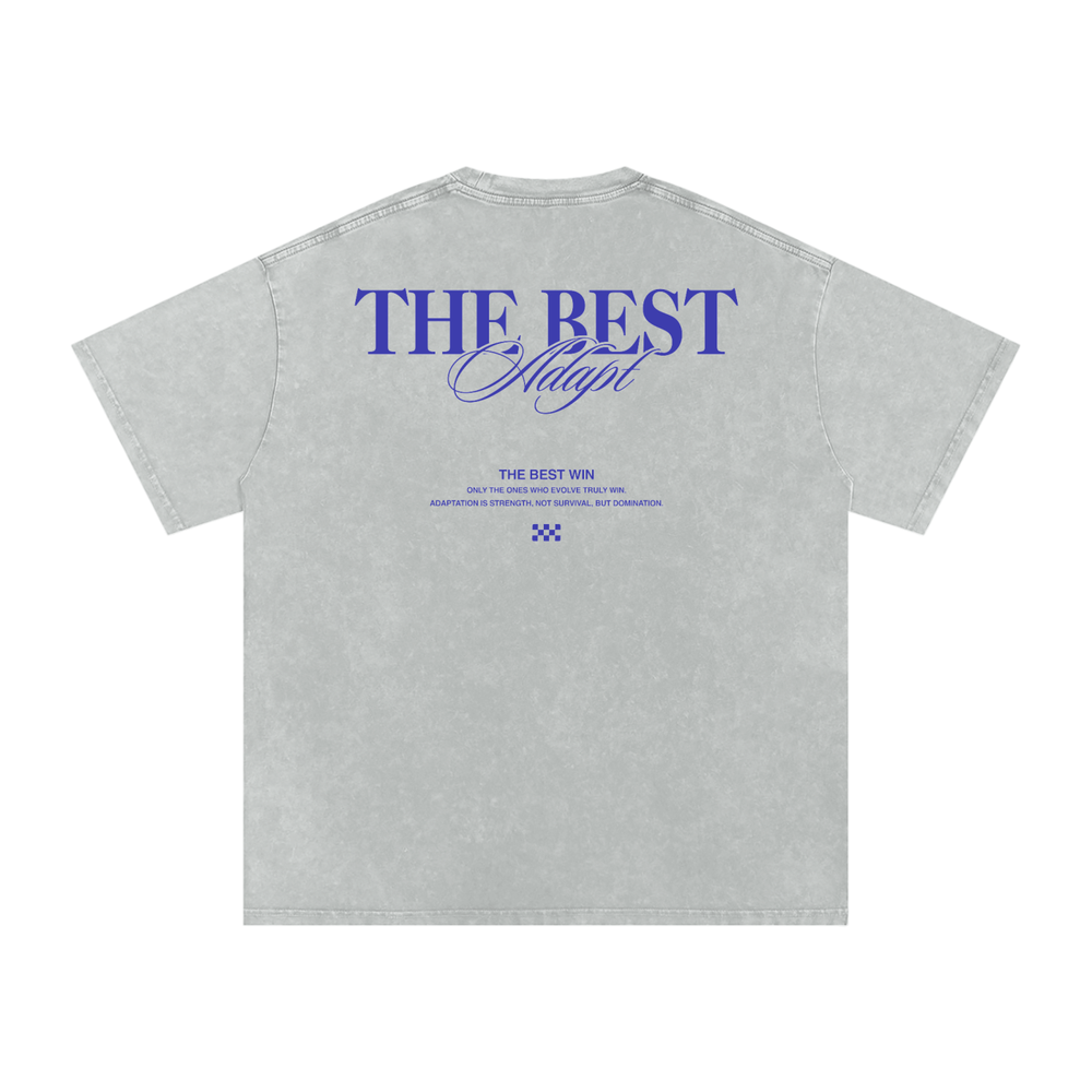 The Best Adapt Snow-Washed Oversized Tee — Vintage Gamer Streetwear