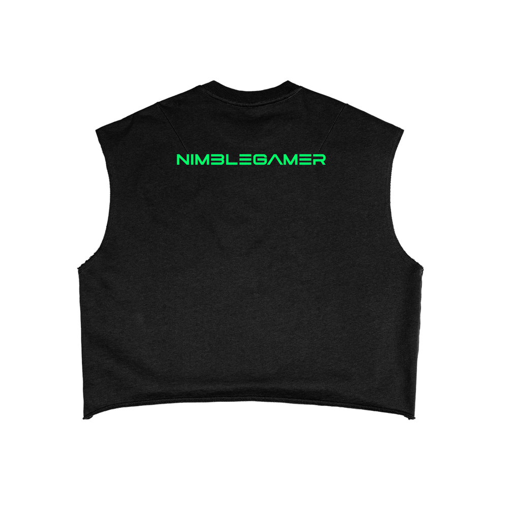 Lone Wolf Boxy Tank - Heavyweight Gamer Graphic Streetwear