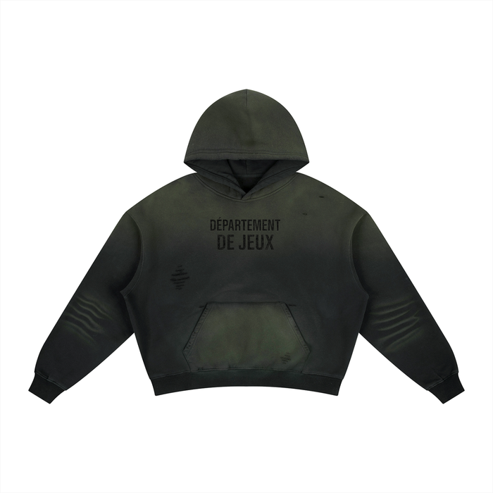 Département de Jeux Boxy Hoodie - Heavyweight Sunfade Gaming Fleece