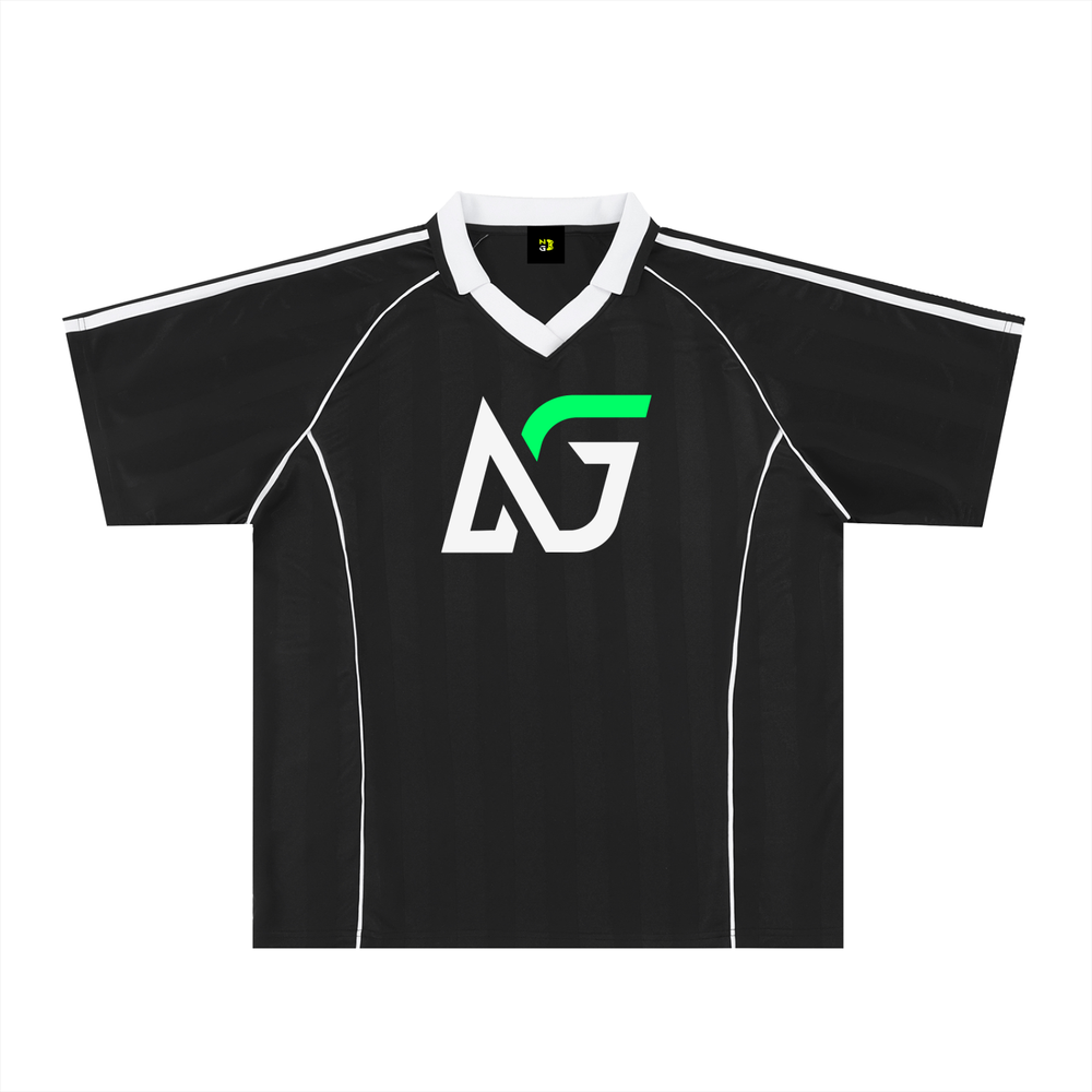 NimbleGamer - Stripe Collared Soccer Jersey