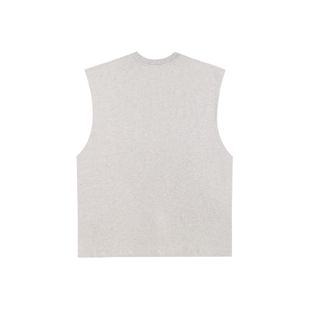 Locked In Raw-Edge Muscle Tank - Neon Gamer Graphic Streetwear