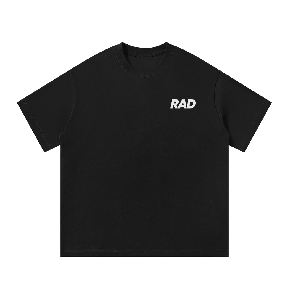 RAD Oversized Heavyweight Tee — Respawn Adapt Dominate Gamer Streetwear